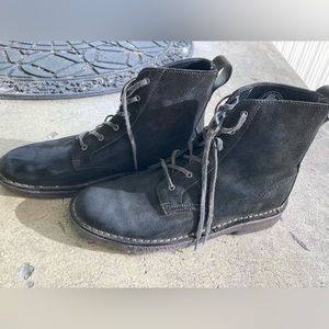 Clarks originals suede gray boots Charles F. Stead Leeds England 8.5